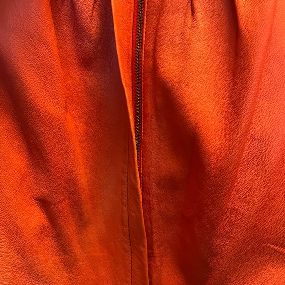 Classiques Entier Red Leather Jacket  size L - Picture 15 of 15